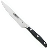 Arcos Serie Manhattan- Cuchillo para Verduras- Hoja de Acero Inoxidable Forjado Nitrum 130 mm- Mango de Polioximetileno…